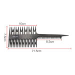 Peigne professionnel pour teinture des cheveux, brosse à cheveux, queue de Rat, os de poisson, peigne pour barbier, Salon de coiffure, outil de coiffure 18