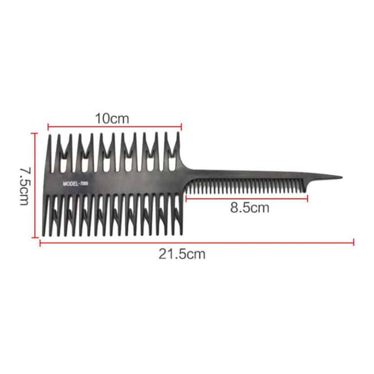 Peigne professionnel pour teinture des cheveux, brosse à cheveux, queue de Rat, os de poisson, peigne pour barbier, Salon de coiffure, outil de coiffure 18