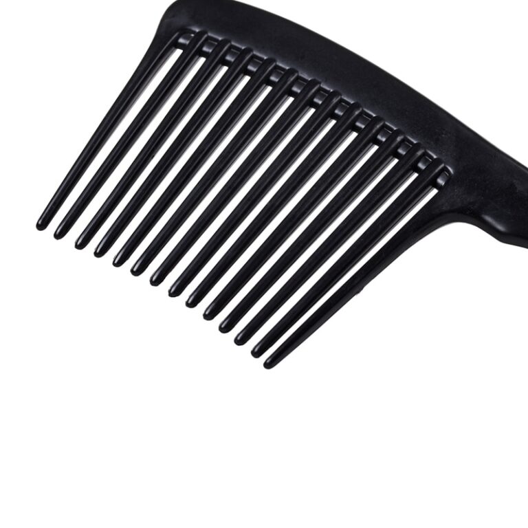Peigne à dents larges pour femmes, 1 pièce, démêlant, râteau de coiffure, accessoires pour cheveux bouclés, convient au Salon de coiffure et à la maison 4