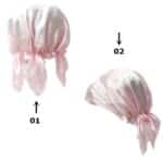 Bonnet de nuit en soie de mûrier 100% naturel, bonnet de couchage pour femmes et filles de 19 mamans 6