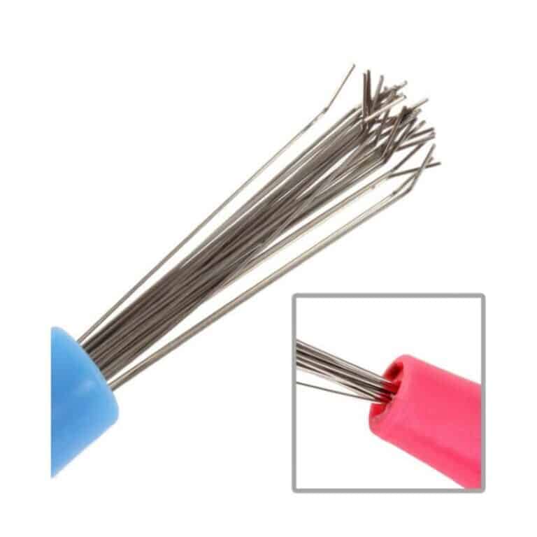 Nettoyeur de brosse à cheveux en plastique métal, dissolvant de nettoyage, outil intégré, poignée, accessoires de peigne à cheveux, couleur aléatoire 4