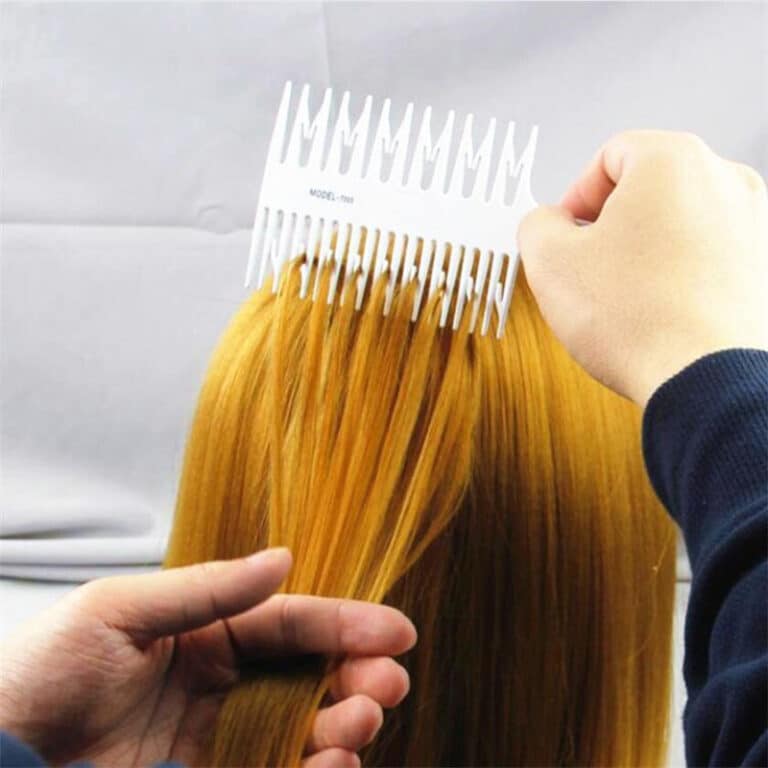 Peigne professionnel pour teinture des cheveux, brosse à cheveux, queue de Rat, os de poisson, peigne pour barbier, Salon de coiffure, outil de coiffure 11