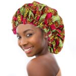 Accessoire pour les femmes pour dormir la nuit, bonnet en satin large, soie, protège la tête, nouveau, grossiste 1