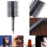 Peigne professionnel pour teinture des cheveux, brosse à cheveux, queue de Rat, os de poisson, peigne pour barbier, Salon de coiffure, outil de coiffure 14
