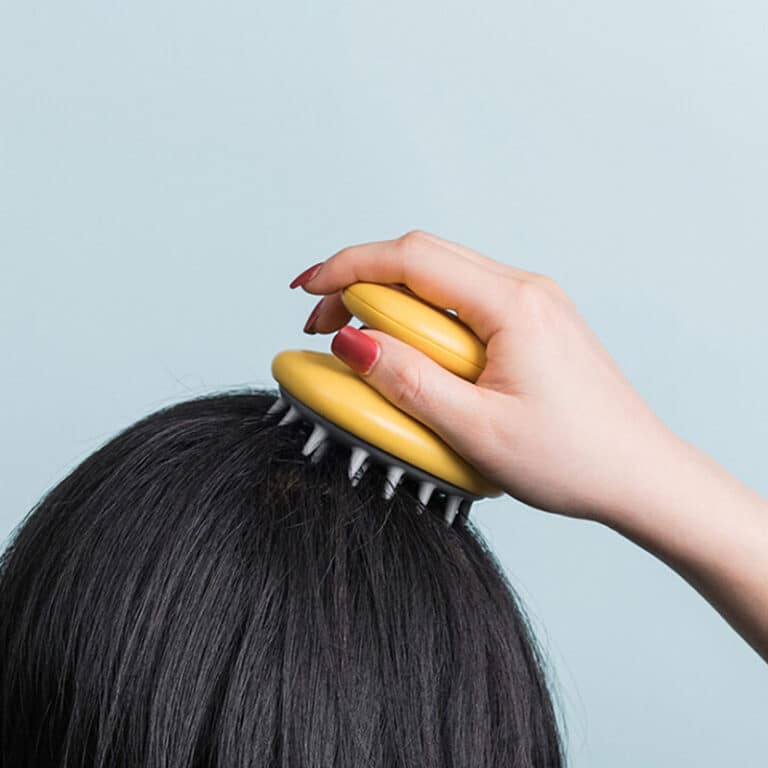 Brosse de Massage du cuir chevelu en Silicone, peigne de shampoing, brosse à eau de douche, bain de cheveux, SPA, brosse à saisir les pellicules 14