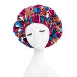 Accessoire pour les femmes pour dormir la nuit, bonnet en satin large, soie, protège la tête, nouveau, grossiste 50