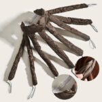 Bigoudis pour cheveux sans chaleur, bigoudis, serre-tête, ruban de soie, ondulation douce, sans chaleur 4