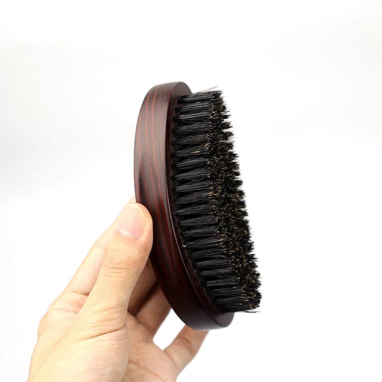 Brosse à cheveux ondulés incurvés avec Logo personnalisé en bois, 2021 poils de sanglier, 100%, offre spéciale, 360 16