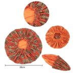 Accessoire pour les femmes pour dormir la nuit, bonnet en satin large, soie, protège la tête, nouveau, grossiste 5