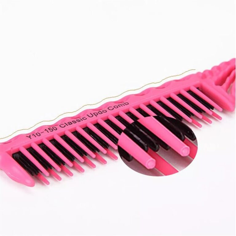 Peigne à queue de pointe de barbier professionnel, peigne de coiffure, poignées à 3 sante de dents, outils de salon de pêche, accessoires de barbier, 1 pièce 18