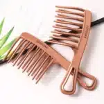 Peigne à Dents Larges avec Poignées Larges pour la Perte de Cheveux, Brosse pour Salon de Coiffure, Outil de Teinture, 1 Pièce 3