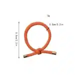 Artificiel astiques à cheveux en tissu pour femmes et filles, chouchou élastique, bande, nœud multicolore, coloré, basique, accessoires pour cheveux, 5 pièces 2
