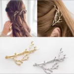 Épingles à cheveux élégantes en métal pour femmes, branches d'arbre, barrettes, vêtements de sauna féminins, alliage, accessoires pour cheveux, pince à cheveux, nouveau, 2018 3