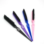 Brosses à cheveux professionnelles, peigne pour le dos, peigner les cheveux, outils de coiffure, ligne mince, 4 couleurs, vente en gros, 1 pièce 2