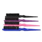 Brosses à cheveux professionnelles, peigne pour le dos, peigner les cheveux, outils de coiffure, ligne mince, 4 couleurs, vente en gros, 1 pièce 4