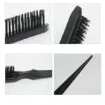 Brosses à cheveux professionnelles, peigne pour le dos, peigner les cheveux, outils de coiffure, ligne mince, 4 couleurs, vente en gros, 1 pièce 3