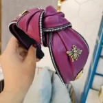 Bandes de sauna larges en cuir synthétique pour femmes, doux, rétro, PU, métal JOLeather, optique fille, bandeau, accessoires pour cheveux, nouvelle équation, 2022 1